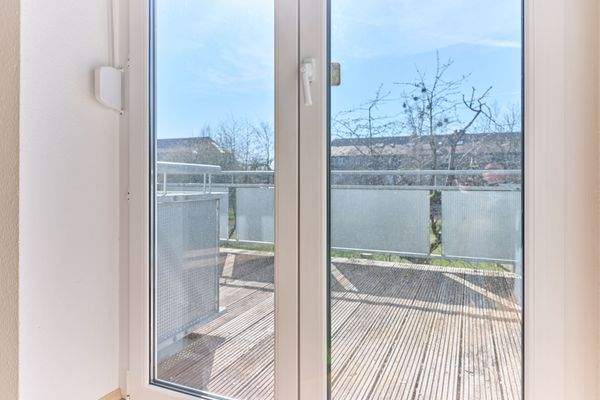 Blick auf den Balkon