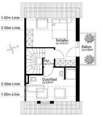 Grundriss Dachgeschoss