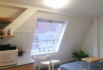 Wohnen-auf-Zeit-Stuttgart-Apartment_Wohn-Schlafzimmer