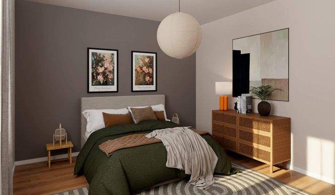 Gemütliches Schlafzimmer