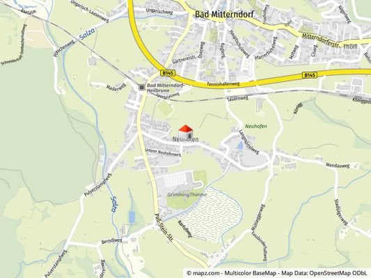 Geolyzer Kartenausschnitt