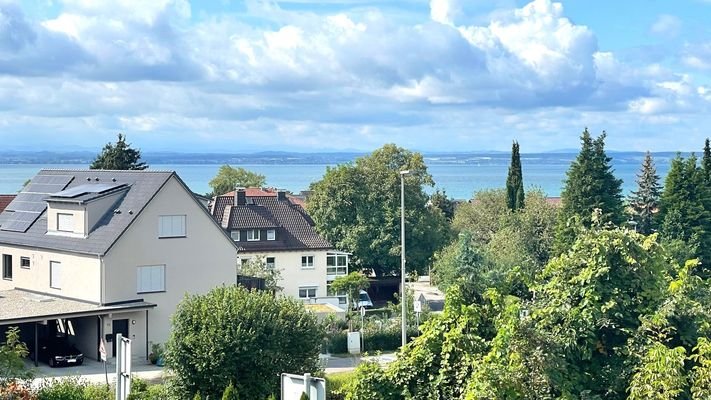 Ausblick vom Wohn- und Essbereich nach Süden