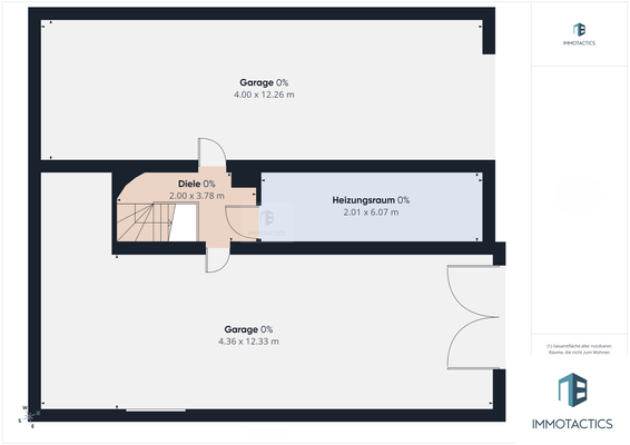 Grundriss Garagen UG