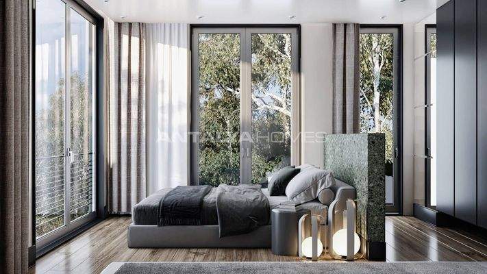 Real Estate with Sea Views and Gardens in Bodrum Konacık