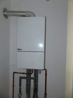 Abstellraum mit Therme