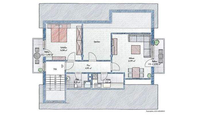 Grundriss Dachgeschoss