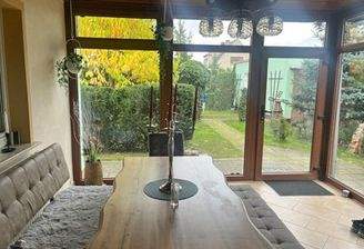 Blick aus Wintergarten