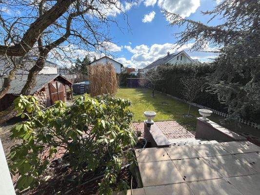 Gartenblick von der Terrasse