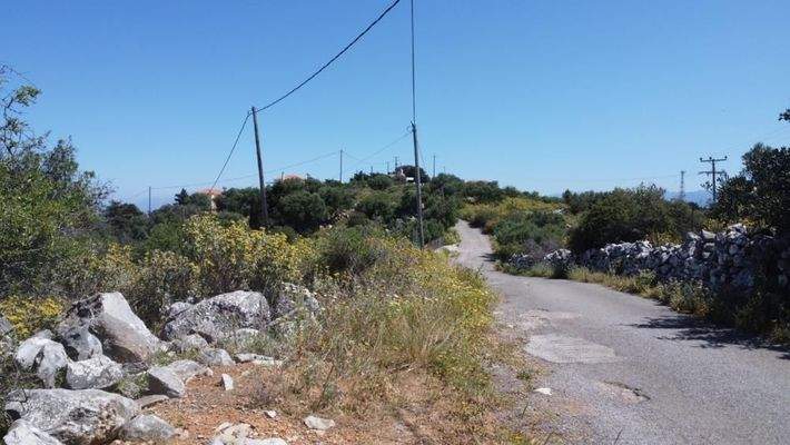 Kreta, Kefalas Chania: Großes Grundstück mit unverbautem Meer- und Bergblick zu verkaufen