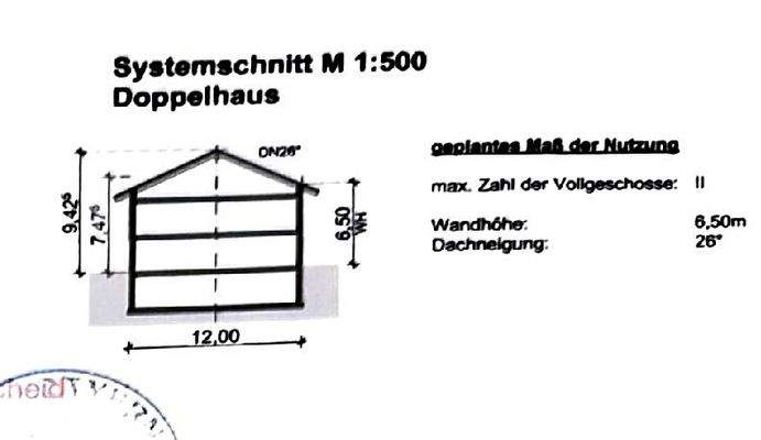 Vorbescheid Plan