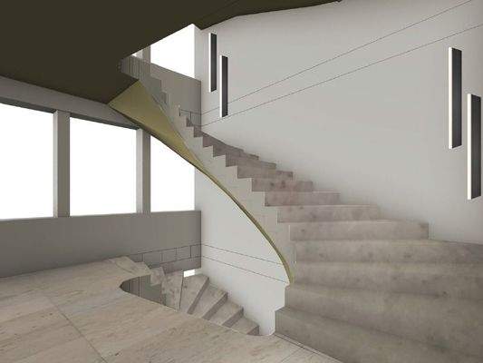 Ausbaumöglichkeit Treppenhaus