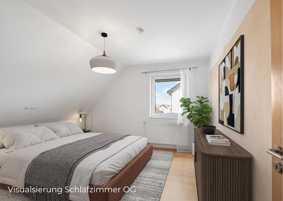 VISUALISIERUNG - Schlafzimmer OG