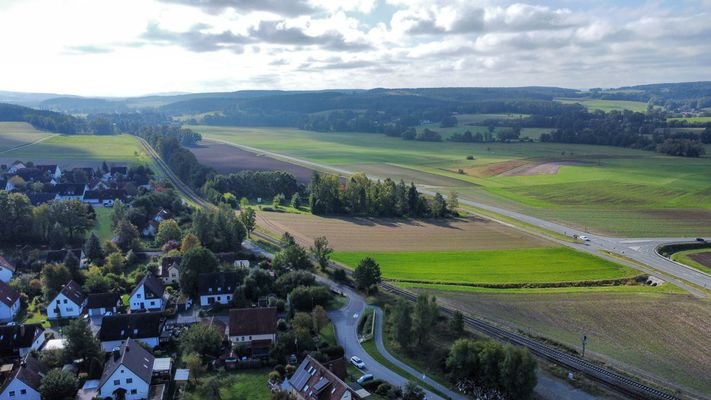 Blick über die magische und märchenhafte Umgebung 