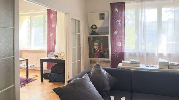 offenes Wohnzimmer und Esszimmer