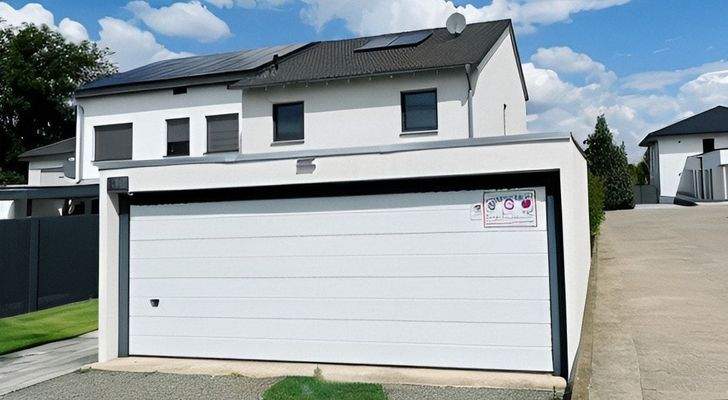 Garage vor dem Haus