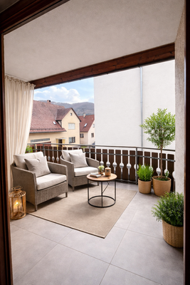 Balkon - virtually staged