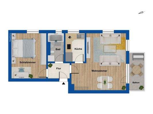 Grundriss 1. Obergeschoss