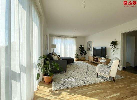 Möblierungsvorschlag Wohnzimmer KI generiert