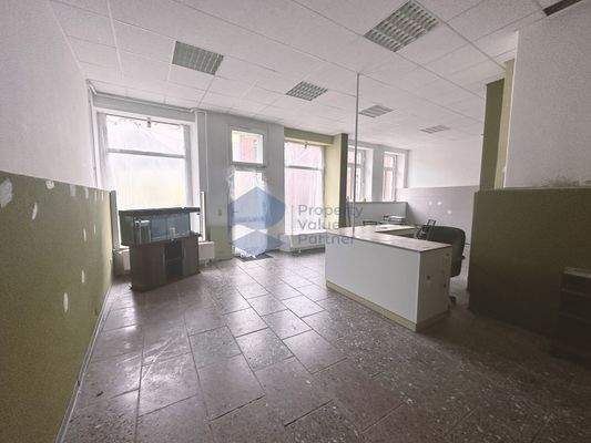 Verkaufsfläche und Fenster