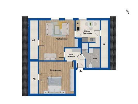 Grundriss Dachgeschoss