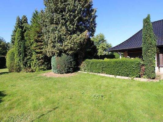 Großzügige Grundstücksgröße