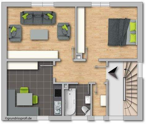 Grundriss Obergeschoss