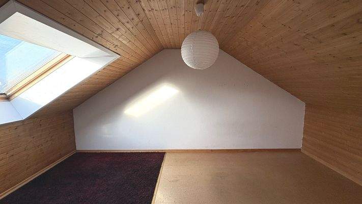 Spitzboden ausgebaut