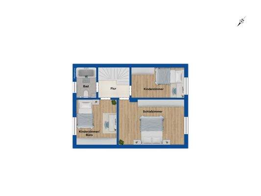 Grundriss Obergeschoss