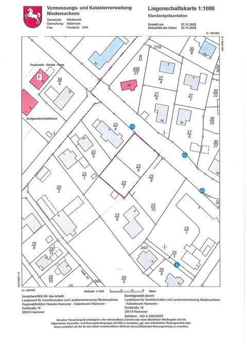 Wedemark Grundstücke, Wedemark Grundstück kaufen