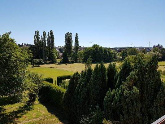 Ausblick vom Balkon
