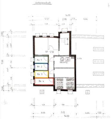 Grundriss Untergeschoss
