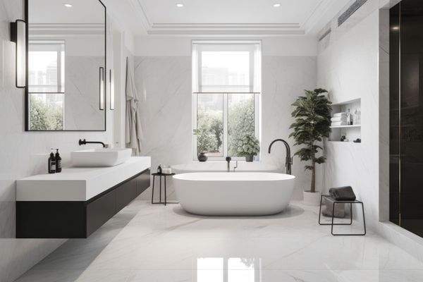 Badezimmer - Visualisierung