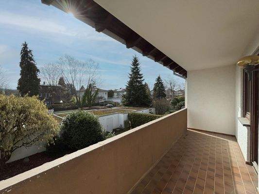 Balkon mit Südausrichtung