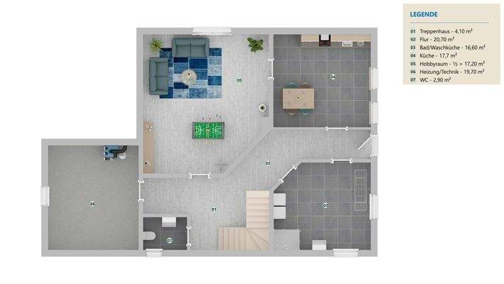 Grundriss Untergeschoss