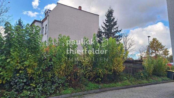 Blick vom Nachbargrundstück