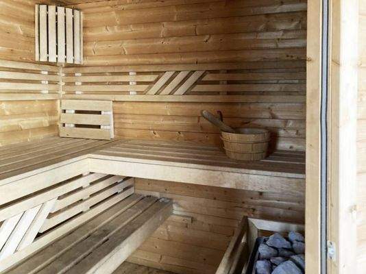 Bick in die Sauna