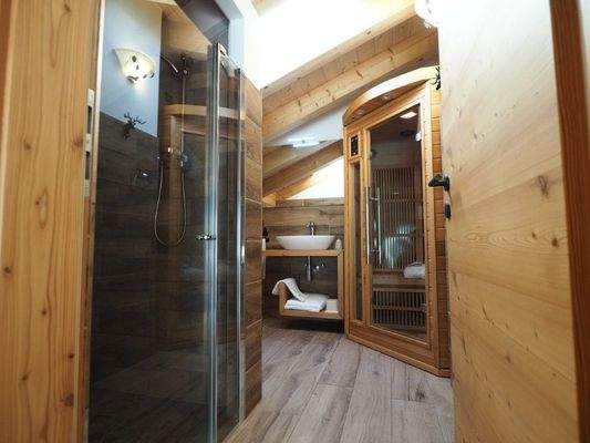 Duschbad mit Sauna