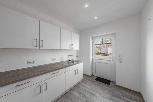 Der zweite Zugang zum Haus über den HWR