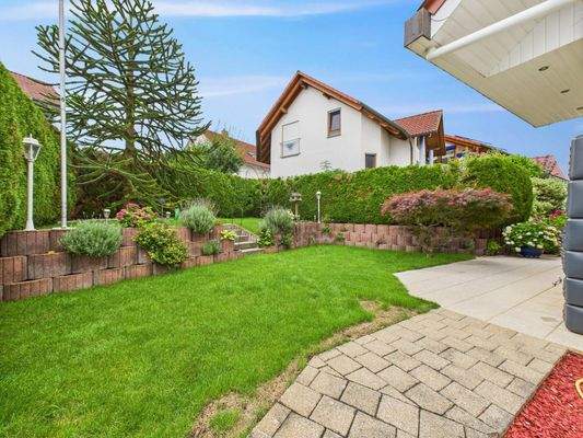 Wunderschöne Gartenfläche