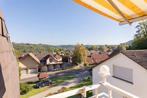 Ausblick Balkon