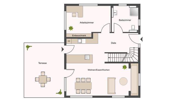 Grundriss Erdgeschoss