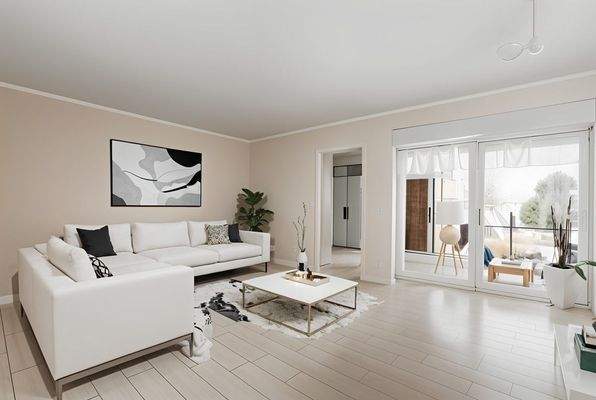 Das lichtdurchflutete Wohnzimmer