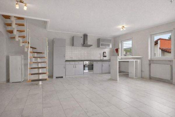 offene Küche im WZ abtrennbar