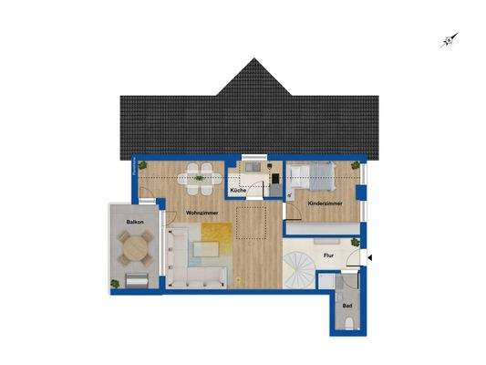 Grundriss - Obergeschoss