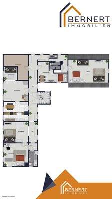 Grundriss visualisiert OG