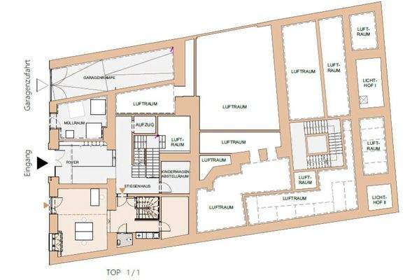 Übersichtsplan Erdgeschoss