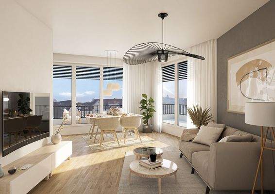 Unverbindliche Visualisierung Wohnzimmer