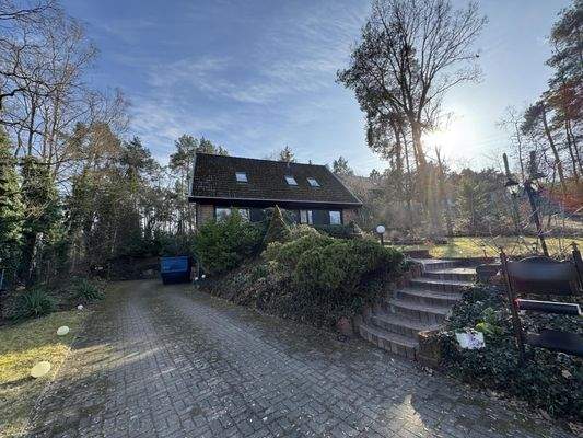 Ansicht zum Eingangsbereich / Auffahrt
