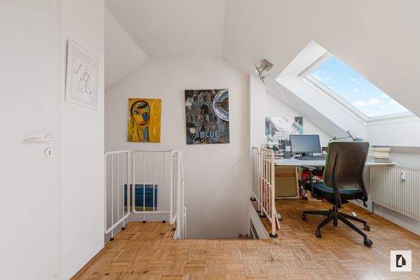 Arbeitsbereich auf der Empore