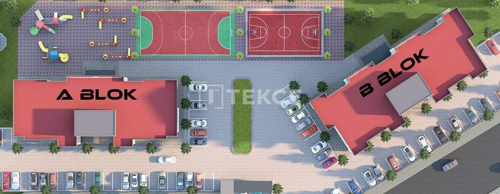 Apartment within Complex with Security in Mamak Ankara